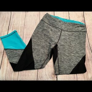 Gray/Turquoise leggings